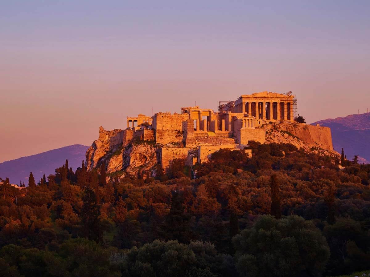 Acropolis in the evening, Athens